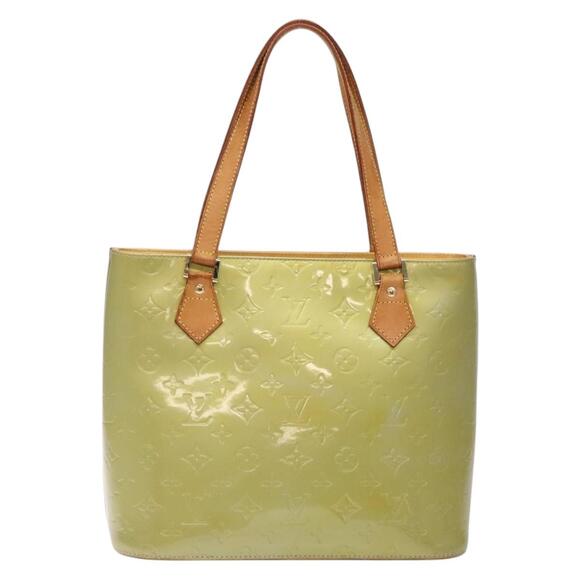 LOUIS VUITTON Monogram Vernis Houston Hand Bag Gris M91053 - Picture 2 of 16